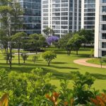 Conjunto habitacional em Brasília representando entrega de moradias e titulações pela Codhab-DF.
