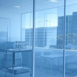 Clínica de estética em Brasília com equipamentos desorganizados, destacando riscos à saúde pública na regulamentação de enfermagem estética.