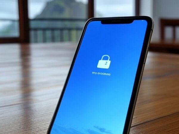 Smartphone com ícone de cadeado representando suspensão de conta e preocupações com liberdade de expressão no Brasil.