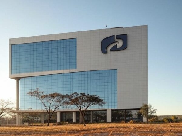 Edifício da Caesb em Brasília, representando divulgação de resultados provisórios de avaliações em concurso público.