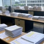 Edifício público em Brasília com portas fechadas, representando folga no aniversário de servidores do DF e desigualdades no setor público.