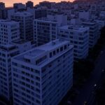 Vista panorâmica do Leblon no Rio de Janeiro, cenário icônico de novelas brasileiras.