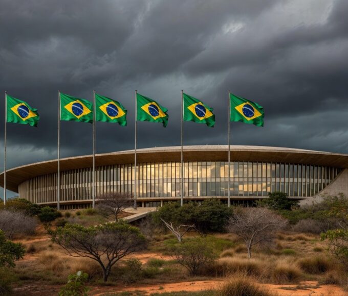 Edifício da CLDF em Brasília sob céu nublado, representando cerimônia honorária com críticas de favoritismo.