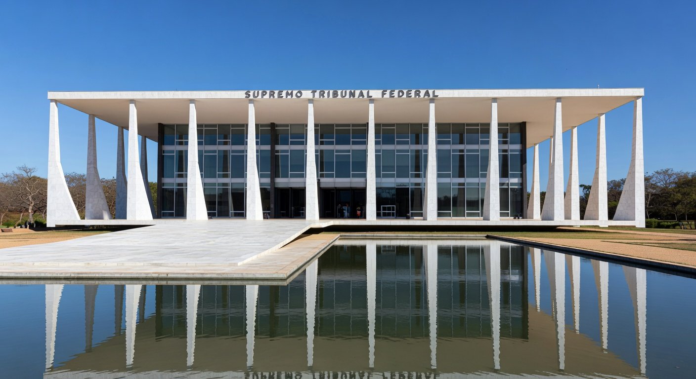 Edifício do STF em Brasília, simbolizando notícia sobre mensagens não recebidas por Alexandre de Moraes.