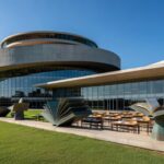 Prédio da secretaria de educação em Brasília, representando mulheres em 66% dos cargos de liderança no DF.