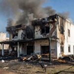 Casa residencial em Brasília danificada por incêndio, representando crime de assassinato no DF.