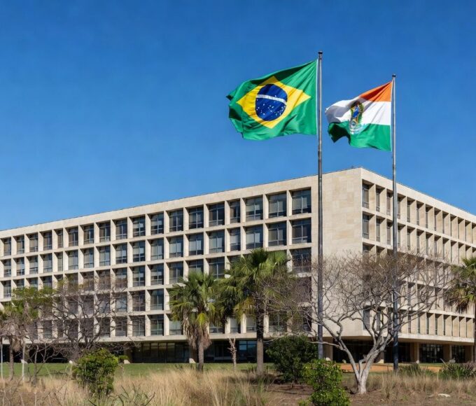 Edifício do TJDFT em Brasília representando garantia de aposentadoria integral a professores do DF.