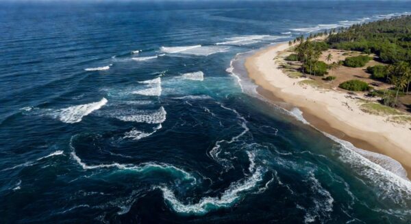 Ilustração mostra o padrão da Atlantic Meridional Overturning Circulation (AMOC) — Foto: NOAA