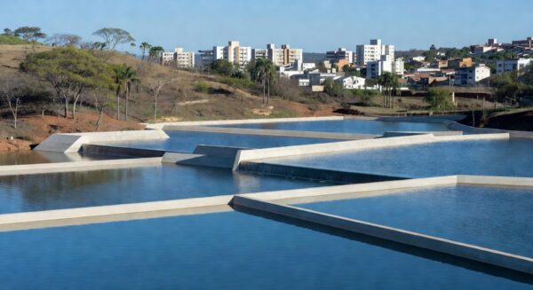 Reservatórios de água inaugurados em Sobradinho, DF, beneficiando 355 mil moradores.