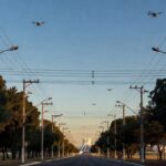Câmeras e drones da CEB monitorando cabos elétricos em Brasília para combater furtos
