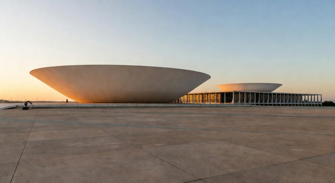 Fachada do Senado Federal em Brasília representando lançamento de plano de ação