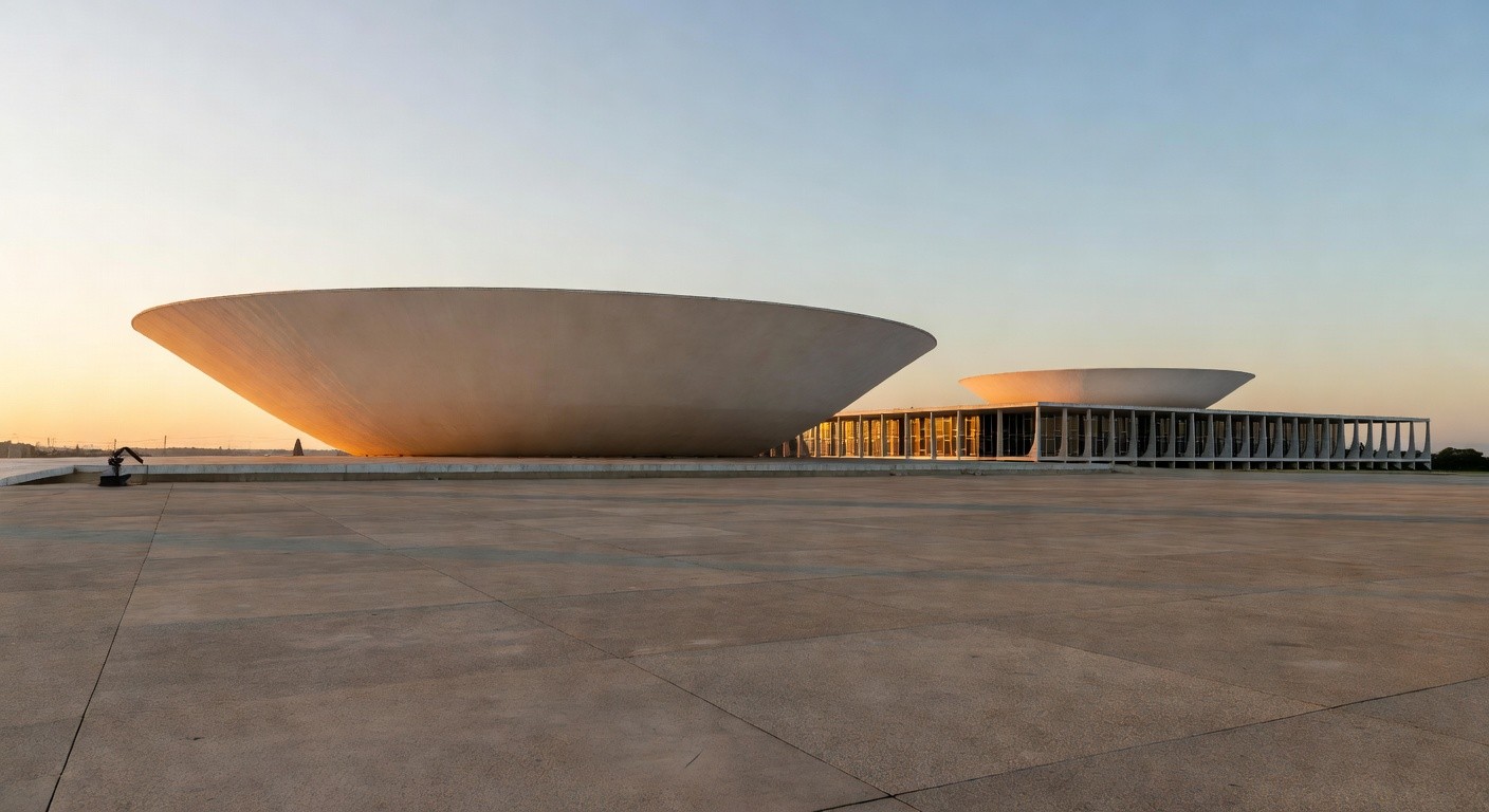 Fachada do Senado Federal em Brasília representando lançamento de plano de ação