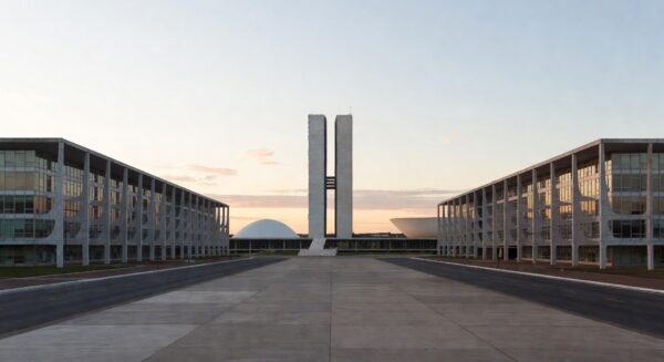 Esplanada dos Ministérios em Brasília simbolizando sanção do Dia dos Rolimistas no DF