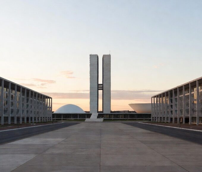 Esplanada dos Ministérios em Brasília simbolizando sanção do Dia dos Rolimistas no DF