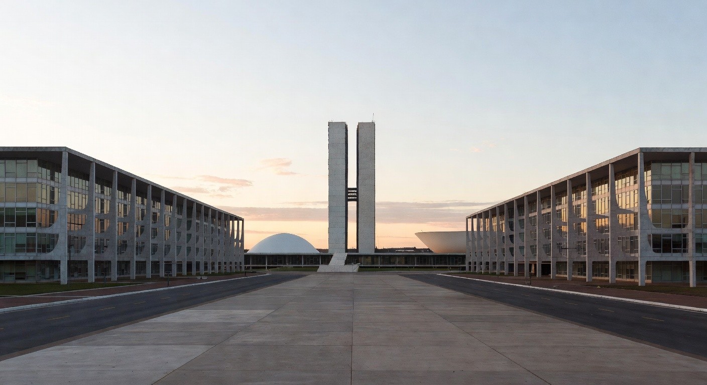 Esplanada dos Ministérios em Brasília simbolizando sanção do Dia dos Rolimistas no DF