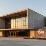 Fachada da Casa da Cultura do Guará reinaugurada em Brasília