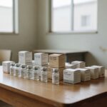 Frascos de vacinas contra herpes zóster e pentavalente em posto de saúde do SUS no DF