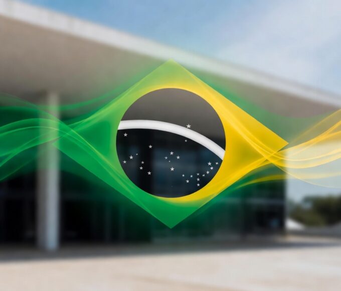 Símbolo digital do Pix representando soberania financeira brasileira
