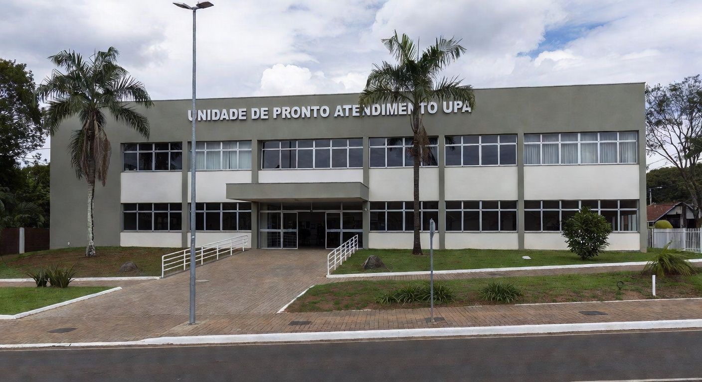 Fachada da UPA de Ceilândia I durante visita de manutenção da certificação ONA