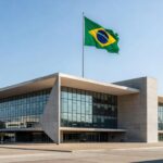 Edifício de administração regional no Distrito Federal