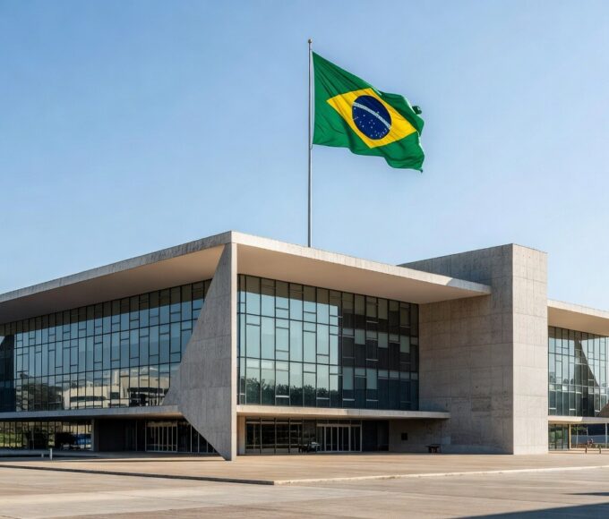Edifício de administração regional no Distrito Federal