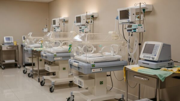 UTI Neonatal do Hospital de Santa Maria com ensaio Minha 1ª Copa