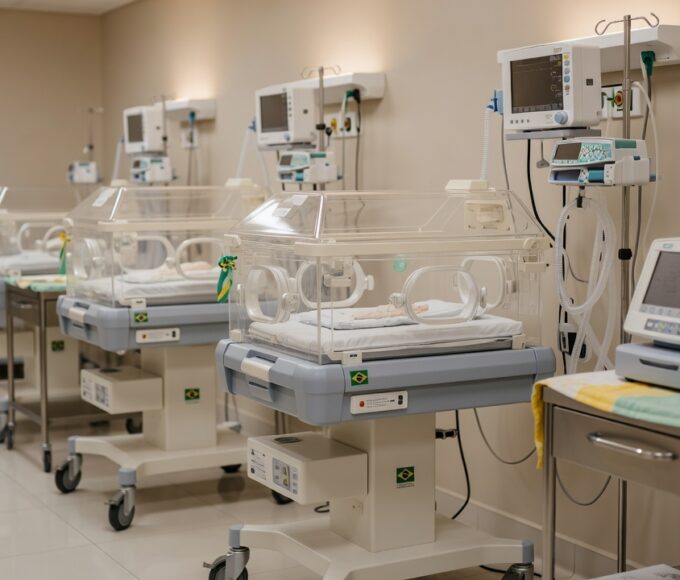 UTI Neonatal do Hospital de Santa Maria com ensaio Minha 1ª Copa
