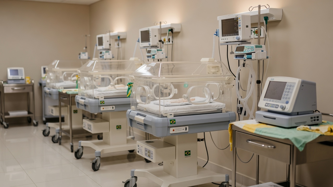 UTI Neonatal do Hospital de Santa Maria com ensaio Minha 1ª Copa