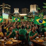 Bares em Brasília lotados para estreia do Brasil na Copa 2026