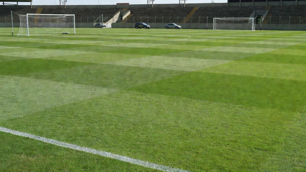Campo de futebol do Campeonato PMDF com 10 equipes no DF