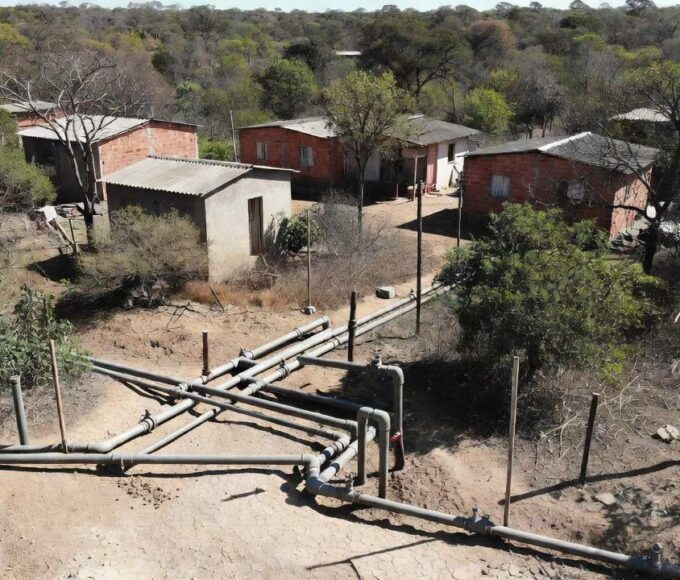 Tubulações de água regularizadas em área periférica do DF após anos de negligência no saneamento