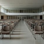 Auditório em Brasília para evento contra violência e golpes em idosos no DF