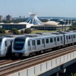 Novos trens do Metrô-DF adquiridos pelo GDF em Brasília