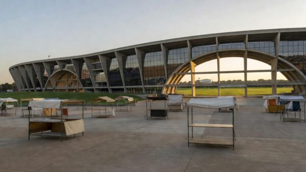 Áreas para ambulantes no Estádio Mané Garrincha em Brasília para Cruzeiro x Grêmio