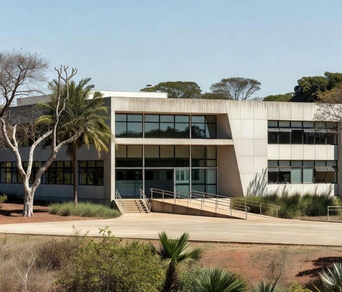 Fachada de CRAS em Brasília para solicitação do Cartão Prato Cheio