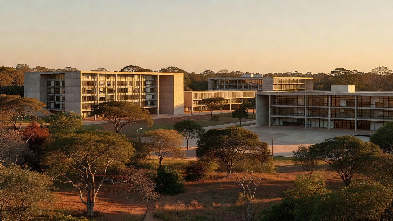Campus da Universidade de Brasília (UnB), sede do 14º Congresso Nacional de Pesquisadores Negros