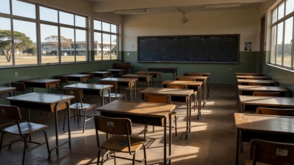 Escola pública no DF representando aposentadoria especial de professores das CREs