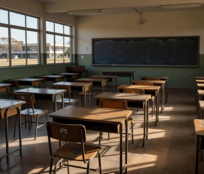 Escola pública no DF representando aposentadoria especial de professores das CREs