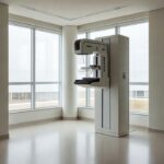 Hospital público do Distrito Federal com equipamento de mamografia para diagnóstico de câncer de mama