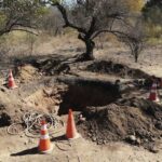 Buraco de 3 metros em área rural do Núcleo Rural Aguilhada