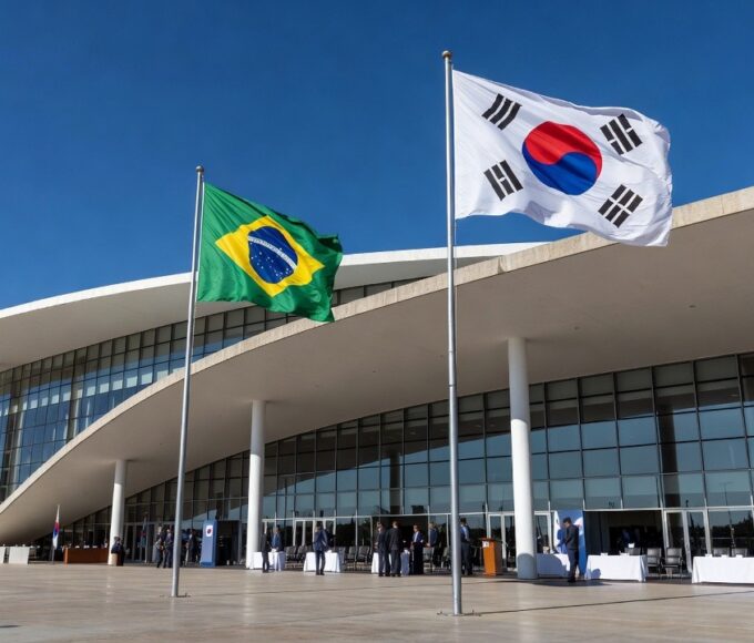 Presidente da Coreia do Sul, Lee Jae Myung, faz visita de Estado, a convite do homólogo brasileiro Remo Casilli/Reuters – 12.06.2026