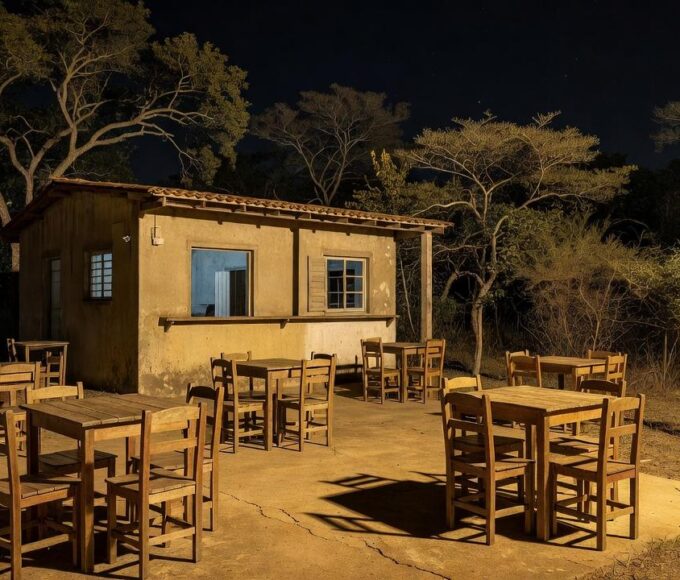 Bar em Vicente Pires, Brasília, local de suspeita envolvendo major da PM-DF