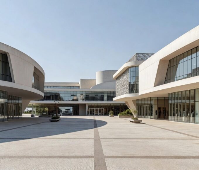Centro comercial em Brasília representando o comércio do DF