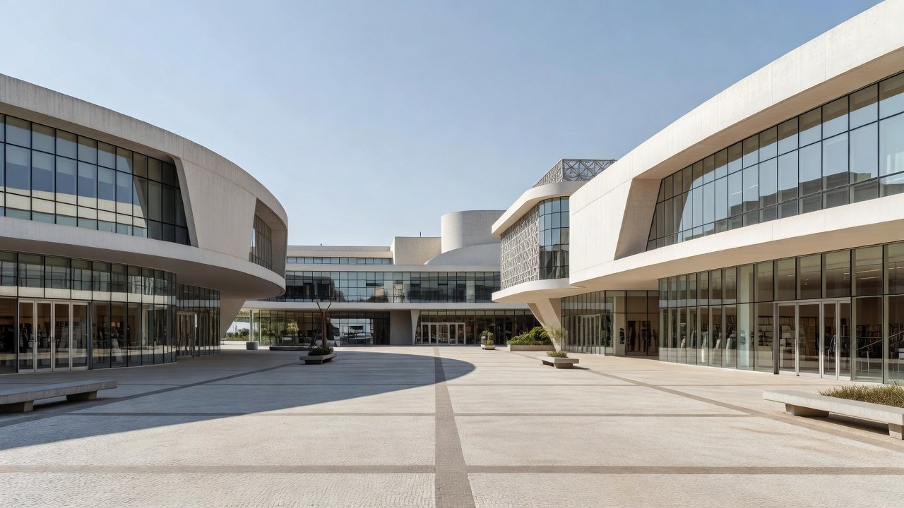 Centro comercial em Brasília representando o comércio do DF