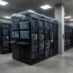 Centro de dados governamental brasileiro com servidores e equipamentos de tecnologia