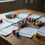 Bolas de loteria Timemania com prêmio acumulado em R$ 6 milhões