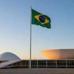 Congresso Nacional em Brasília simbolizando eleições para o Senado