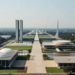 Vista do Plano Piloto de Brasília, legado de Lucio Costa
