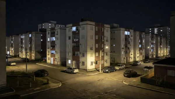 Conjunto residencial em Taguatinga após tiroteio por reclamação de som