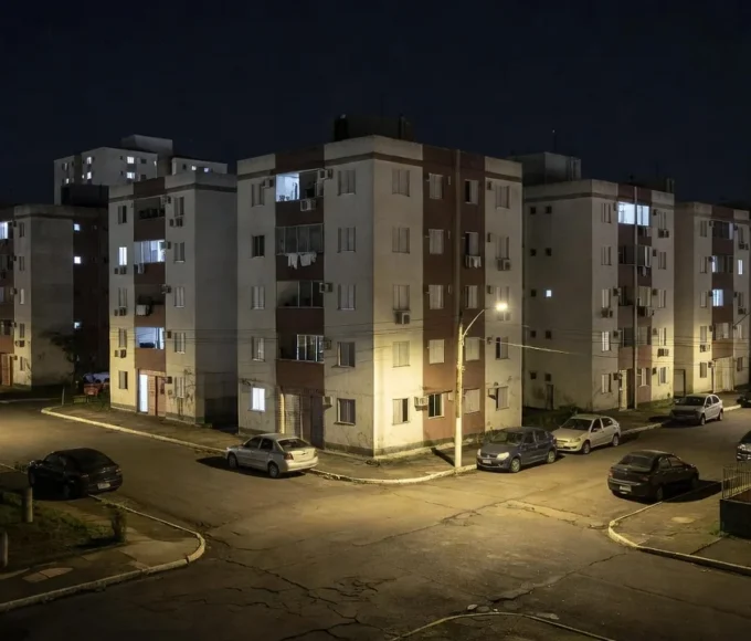 Conjunto residencial em Taguatinga após tiroteio por reclamação de som